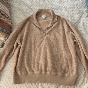 Topshop quarter zip up